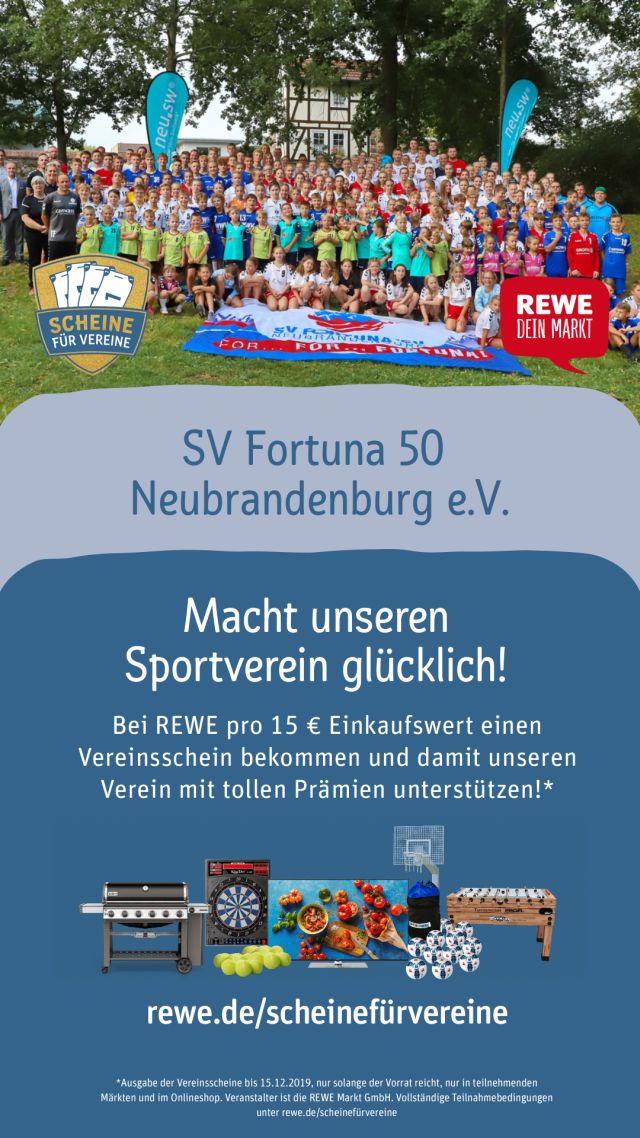 Scheine für Vereine - Eine Aktion von Rewe